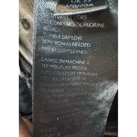 We The Free Women’s Sz 27 Black Multi Seam Straight Leg Denim Jeans - Picture 6 of 9